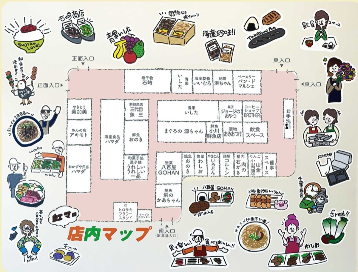 虹のマート | 青森県弘前市 | 津軽の味が集まる市場