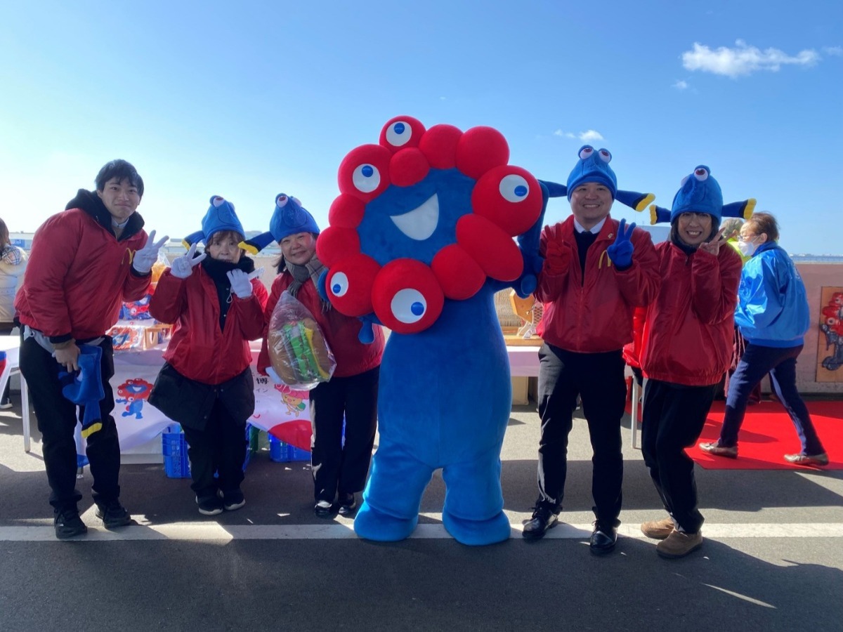 ミャクミャク陶板画除幕式＆大和川クリーンアップ大作戦に協賛しました