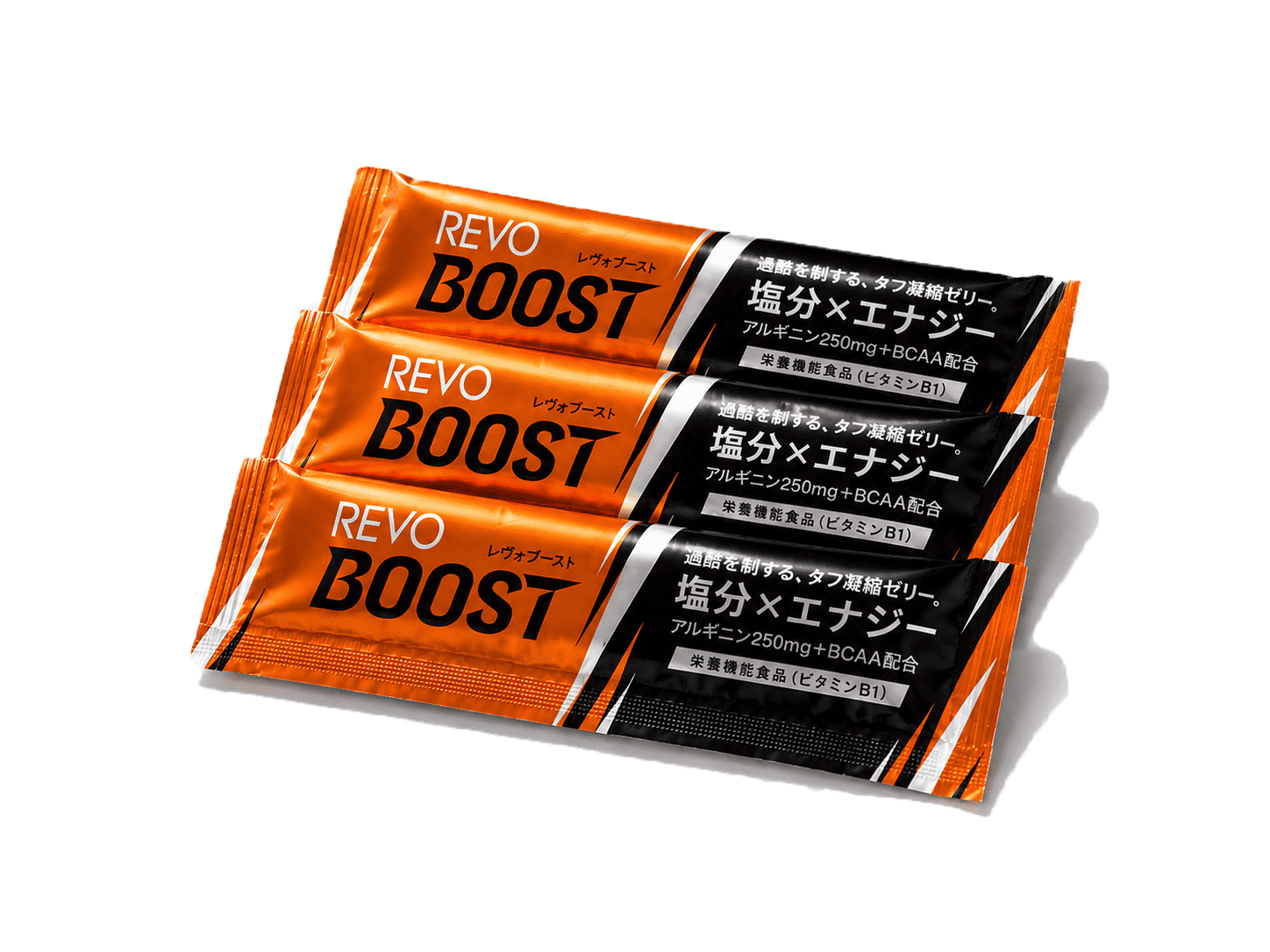 現場の熱中症対策、エネルギー補給 REVOBOOST スティックゼリー - 株式